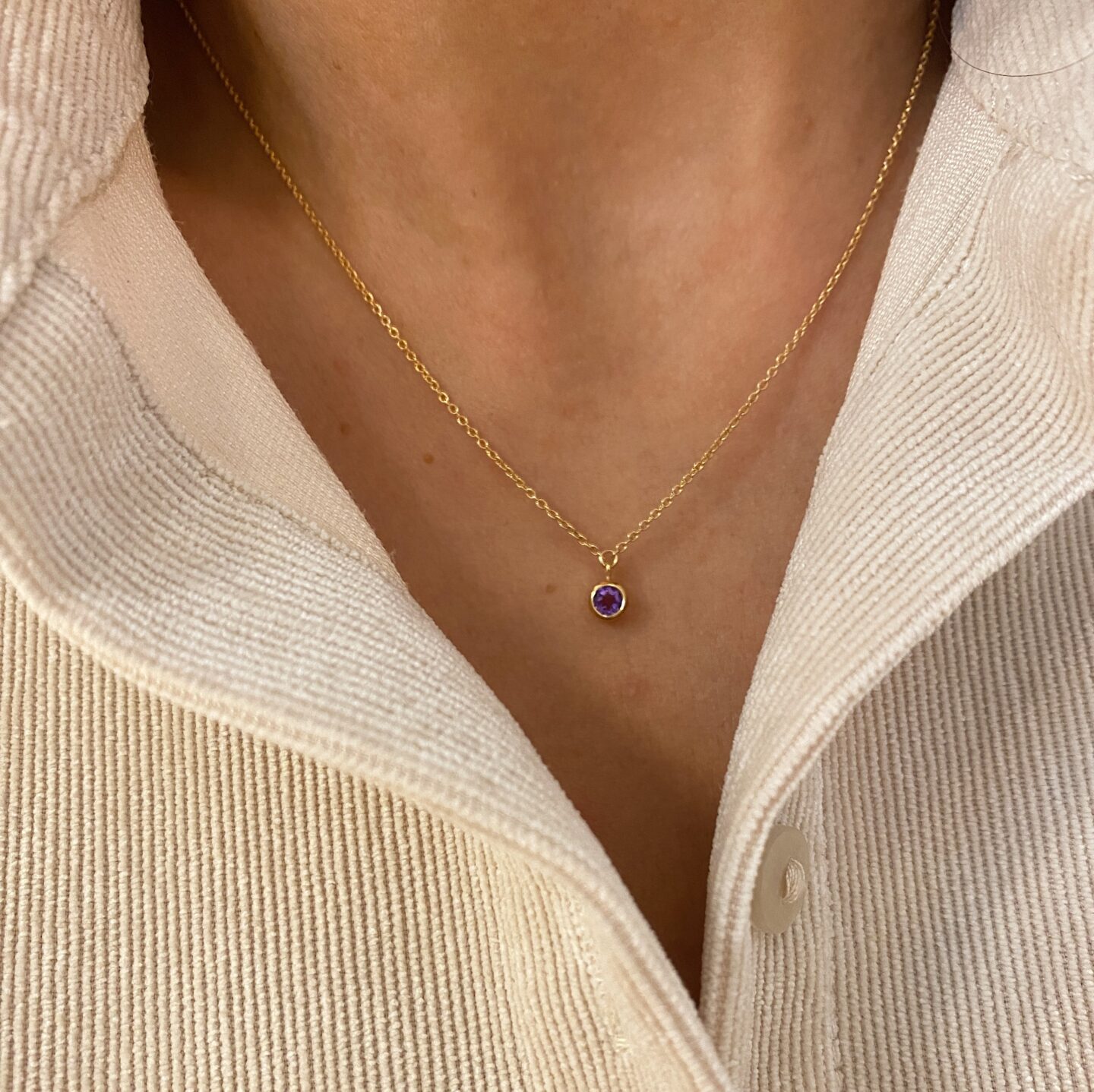 Ketting met amethist